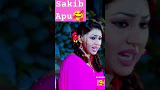 Shakib khan apu biswas sort viral sorts video trending song [upl. by Araiet]