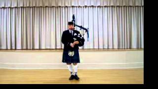 Bagpiper Chiefland Fl Piobaireachd of Donald Dubh [upl. by Asilim]