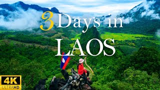 How to Spend 3 Days in LAOS  Travel Itinerary [upl. by Adnawt]