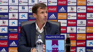 Rueda de prensa Ziganda  Real Oviedo  RC Deportivo [upl. by Andi]