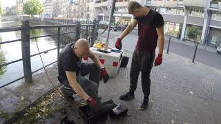 1500 KG SCHROTT und TRESORE beim Magnetfischen an der Spree in BerlinMitte  Mit MaScottchen amp Co [upl. by Aurel]