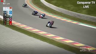 Race Moto2 Sachsenring GermanGP 2024 [upl. by Terrilyn]