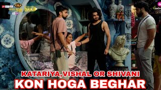 Kon Hoga Ghar se beghar KatariaVishal or shivani Big breakingBBOTT3 [upl. by Eimmas550]