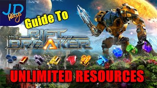 Guide to UNLIMITED RESOURCES in 🤖 The Riftbreaker 🤖 Tutorial Guide How To Tips and Tricks [upl. by Barbee]