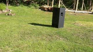 QSC PL218  RCF PA custom build speakers test DIY [upl. by Hamlin]