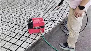 18 V pressure washer for tile cleaning [upl. by Eillam88]