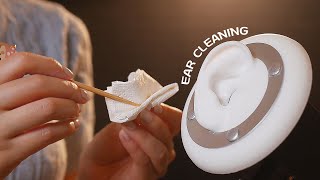 ASMR Hard earwax ear cleaning With Tissue wiping sound No Talking [upl. by Pansir517]