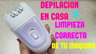 DEPILACION COMO LIMPIAR TU MAQUINA DEPILADORA CORRECTAMENTE [upl. by Alrats16]