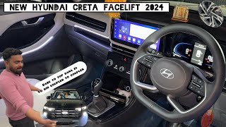 New Hyundai Creta Facelift 2024 🔥 Base to Top Modified  Coupler to Coupler 😂 with 28 Discount [upl. by Ateekan]