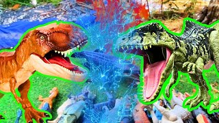 Review Jurassic World Predator Scorpius Rex Carnotaurus Megalosaurus Spinosaurus TREX [upl. by Mahseh277]