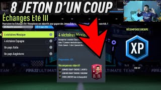 FIFA 22  COMMENT FAIRE POUR AVOIR 8 JETON SUMMER ÉTÉ 2 JETON DÉTÉ 2  ECHANGES ÉTÉ 3  3850 [upl. by Fancy]