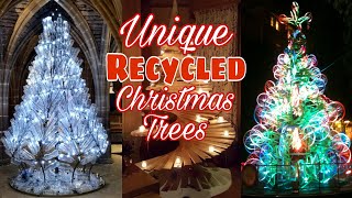 Unique RECYCLED Christmas Trees [upl. by Christiane]