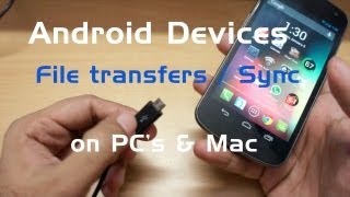 How to Transfer files from your Android phone to your PC  Mac computer [upl. by Wrench567]