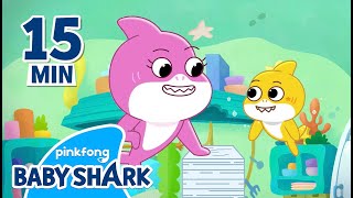 BEST Mommy Works from Home and More Episodes  Compilation  Baby Sharks Big Show [upl. by Ettenay929]