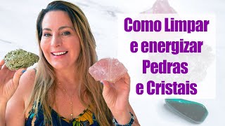 Como limpar e energizar Pedras e Cristais 💎 [upl. by Forkey]