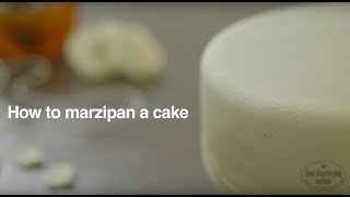 How To Marzipan A Cake  Good Housekeeping UK [upl. by Alrak]