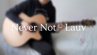 Never Not Lauv  Fingerstyle Guitar Cover  TABs [upl. by Cal465]