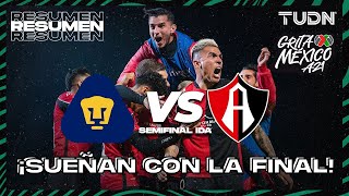 Resumen y goles  Pumas 01 Atlas  Grita México AP2021  Semifinal IDA  TUDN [upl. by Sidnala468]