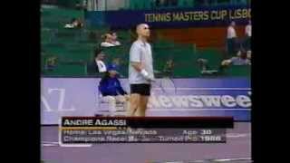 Kafelnikov vs Agassi Masters Cup 2000 [upl. by Goren]