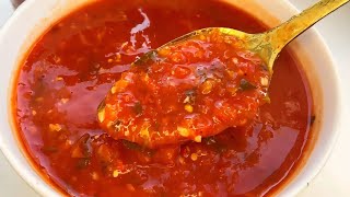 Соус Сацебели Самый Вкусный ЛУЧШИЙ РЕЦЕПТ Грузинский соус Tomatoes souseСоус Сацебели [upl. by Werdn217]