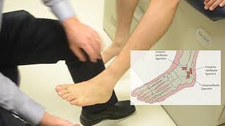 Anterior Drawer  Ankle ATFL [upl. by Gingras336]