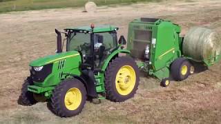 Zero Series Round Balers and Plus2 Accumulators  John Deere Balers [upl. by Thessa982]