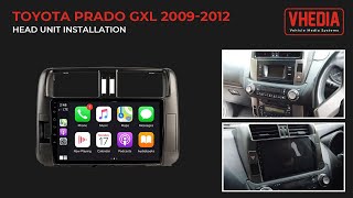 Toyota Prado GXL 20092012 Head Unit Installation [upl. by Silloc70]