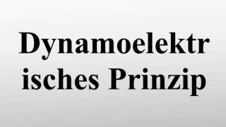 Dynamoelektrisches Prinzip [upl. by Bryon]