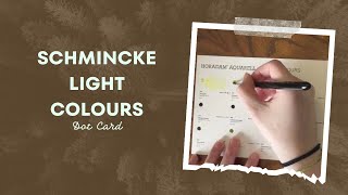 Schmincke Light Colours Dot Card [upl. by Clarise]