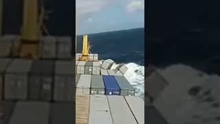 Ship Loses Containers At Sea [upl. by Profant531]