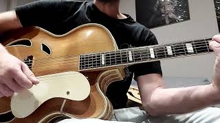 NEIL YOUNG  quotNO MOREquot snippet on a ARTUR LANG SUPER archtop [upl. by Noiro]