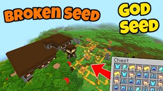 the most glitched seed in minecraft  semillas de minecraft 120 bedrock  minecraft village seed [upl. by Engracia]