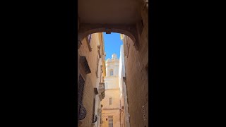 The walls of the Medieval City of Mdina have countless stories to tell 😍💖 [upl. by Patrick]