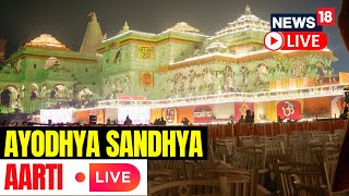 Ayodhya Ram Mandir Aarti Live  Live Aarti At Ram Mandir Ayodhya  Ram Lalla Aarti  N18L  LIVE [upl. by Vedis]