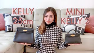 MINI KELLY vs KELLY 25  如何挑選  BRIGITE AMARAL [upl. by Nilrem216]