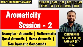 Aromaticity Session 2 [upl. by Dominick]