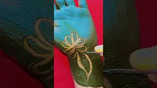 ❤️❤️Latest stylish flower fronthand mehandi design  simple shaded mehndi design shorts [upl. by Cline21]