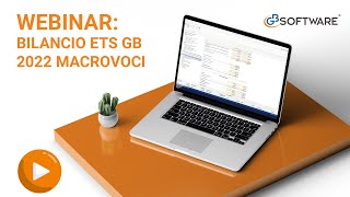 Webinar operativo Bilancio ETS GB 2022 macrovoci GBsoftware [upl. by Karin983]