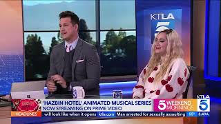 Hazbin Hotel show creator Vivienne Medrano visits KTLA Weekend Morning News [upl. by Enrol]