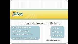 jBehave Annotations [upl. by Friedrich]