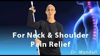 Subscapularis Broom Stretch Exercise for ALL Neck and Shoulder Problems  Dr Mandell [upl. by Ahsaf912]