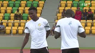 Première séance dentraînement des Lions pour le Match amical SénégalAlgérie [upl. by Heaps]