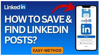 How to Save amp Find LinkedIn Posts 2024 [upl. by Soilisav437]