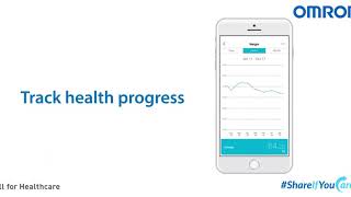 How to Manage your health with Omron Connect App [upl. by Elsey]