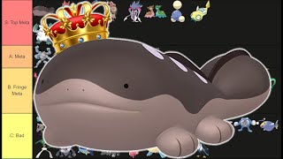 MAX OUT Great League Tier List ClodsireFeraligatr is BROKEN [upl. by Carmel]