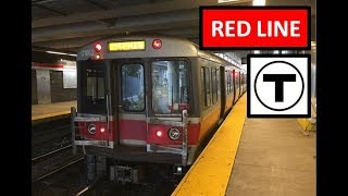 【Boston Subway】【MBTA】Red Line Front View  Time Lapsed POV from Alewife to Ashmont [upl. by Anigroeg]