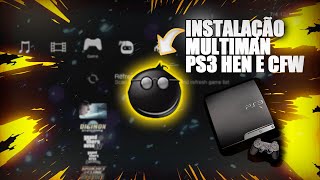 COMO INSTALAR MULTIMAN PS3 491 HEN E CFW [upl. by Airoled968]