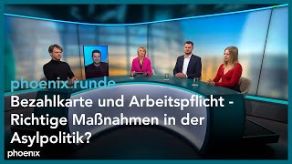 phoenix runde Bezahlkarte und Arbeitspflicht  Richtige Maßnahmen in der Asylpolitik [upl. by Yob]