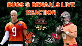 Tampa Bay Buccaneers  Cincinnati Bengals LIVE Reaction amp Play by Play [upl. by Merari961]