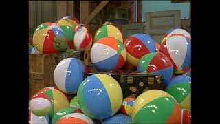 Classic Sesame Street  Beach Balls on Sesame Street 2454 [upl. by Ahsikrats]